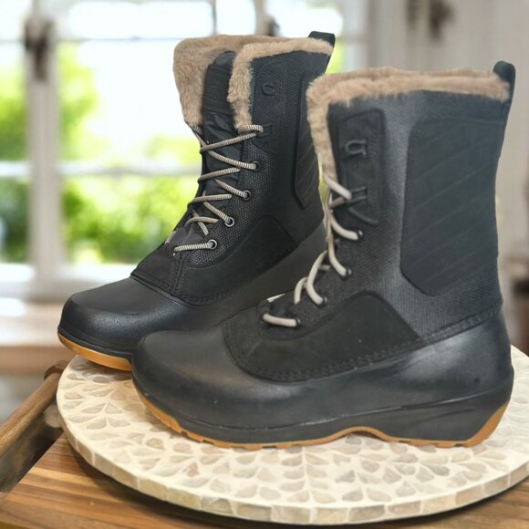 The North Face Shellista IV Mid Waterproof Snow Boot Women’s 9.5 NF0A5G2N Faux F - Picture 6 of 15